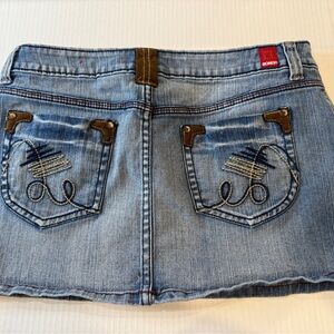 Bongo Juniors Size 11 Blue Denim Mini Skirt – Excellent Condition